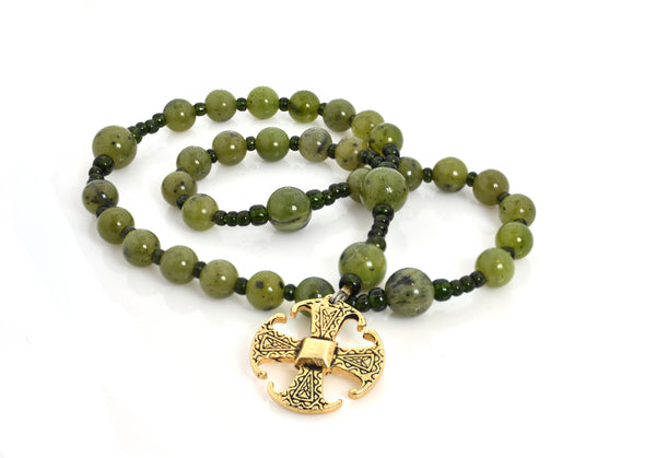 Canadian "BC" Jade 33-bead Prayer Beads