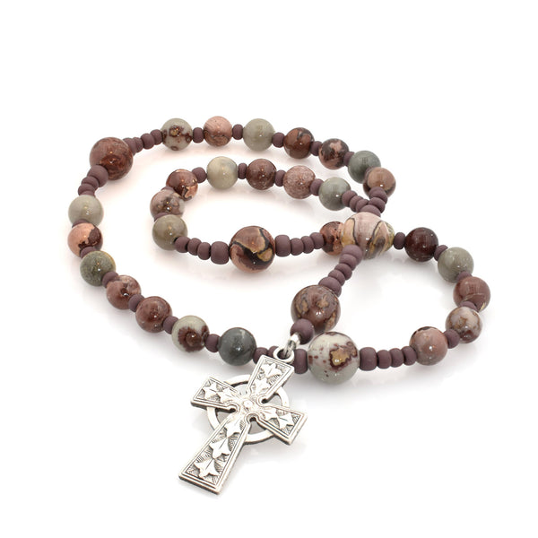 Crazy Horse Jasper 33-Bead Prayer Beads CELEBRATING 21 YEARS