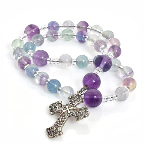 Fluorite 33-Bead Prayer Beads