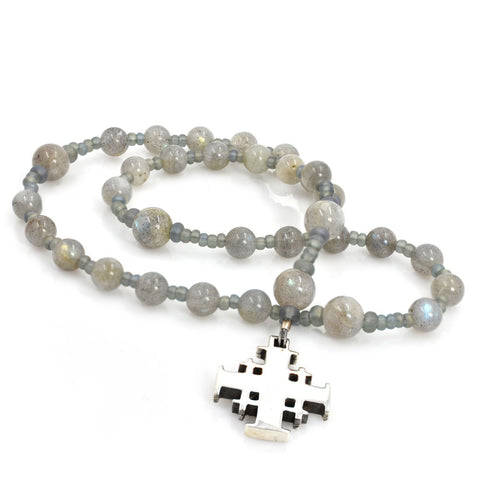 Labradorite 33-bead Prayer Beads