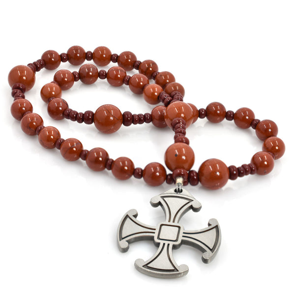 Red Jasper 33-bead Prayer Beads