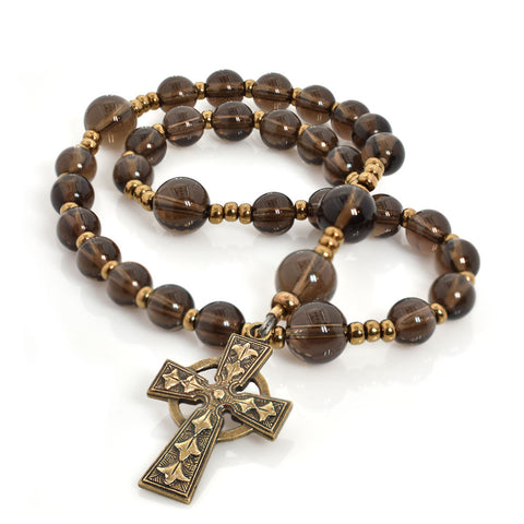 Smoky Quartz 33-Bead Prayer Beads